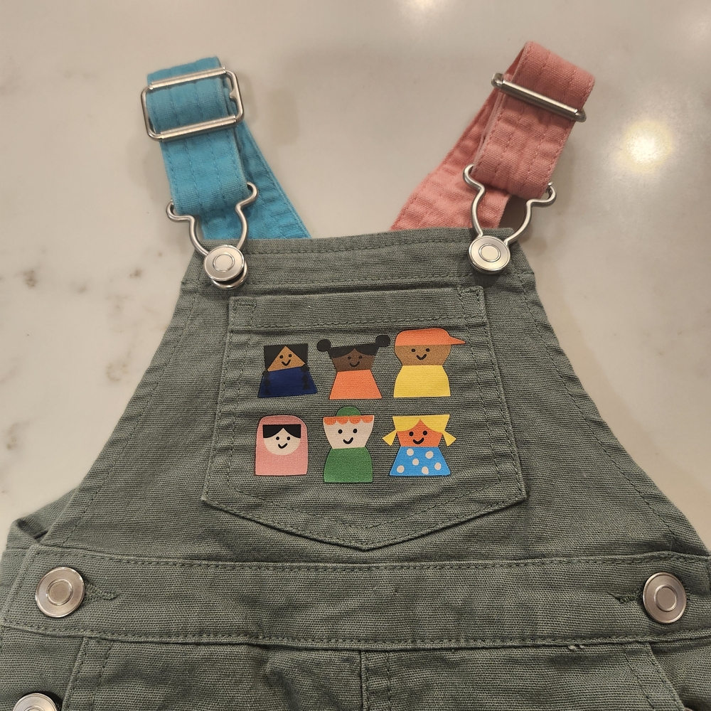 Charming Kids' Overalls with Colorful Straps Christian Robinson For TARGET